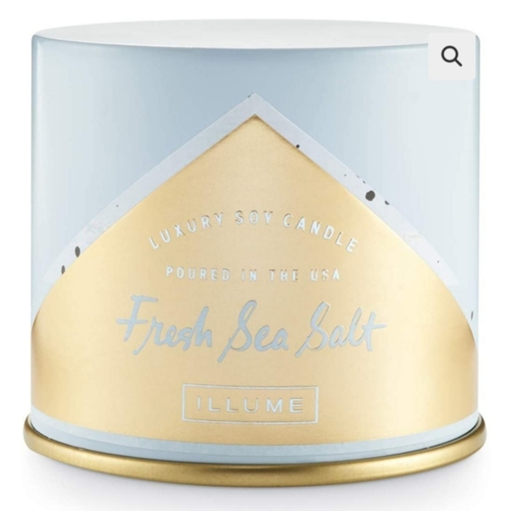 ILLUME Fresh Sea Salt Tin Candle 11.8 oz  | NEW Candle!​